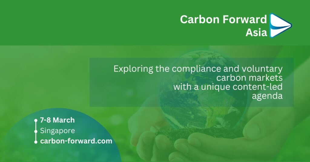 Nick Thurlow to Attend and Engage at Carbon Forward Asia 2024 in Singapore